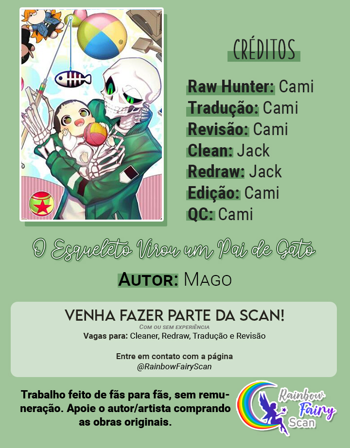 O esqueleto virou um pai de gato-Chapter 64